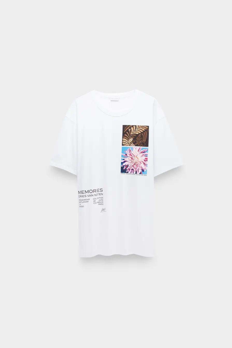 Футболка Dries Van Noten heer pr 1600 m.k.ss.t-shirt white