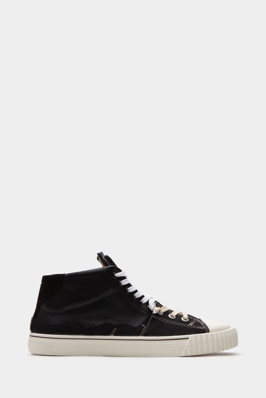 Кеды Maison Margiela new evolution mid top black 9050222084