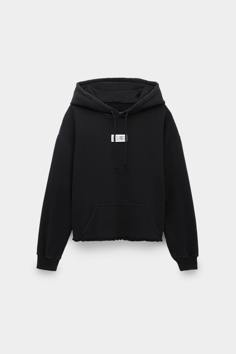 mmm♡ maisonmarelle Худи MM6 Maison Margiela sweatshirt black 9050241061