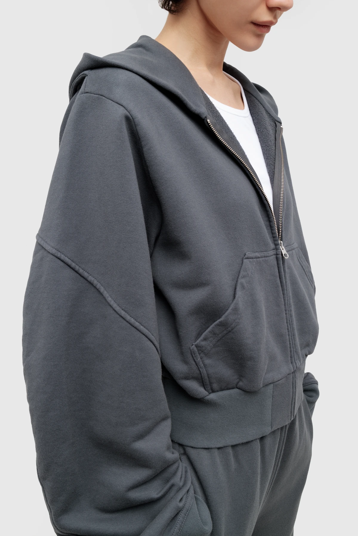 Худи MM6 Maison Margiela jacket grey 9050241214 - купить в