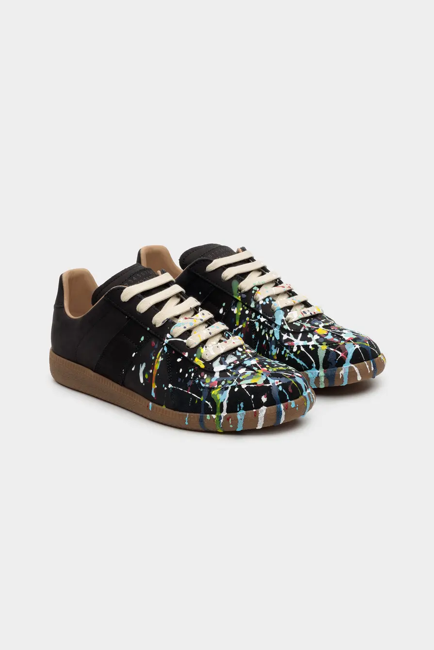 【Maison Margiela】C★ Maison Margiela Men's Correction Replica Sneaker Black