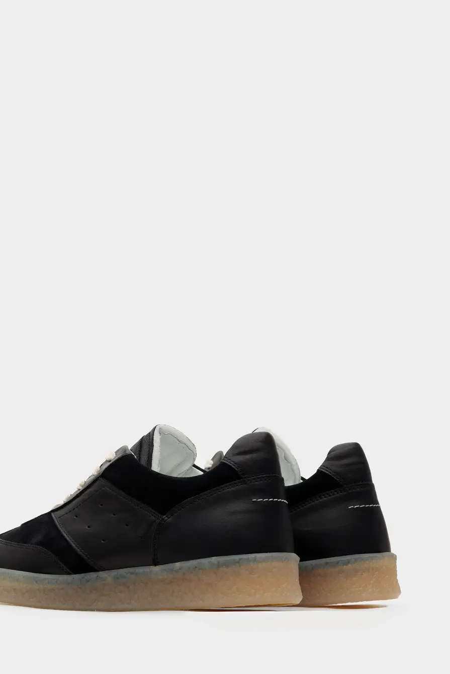 MM6|SNEAKERS (SH1WS0012 P6435 T8013) Кеды MM6 Maison Margiela shoes sh1ws0012 p6435 t8013 black