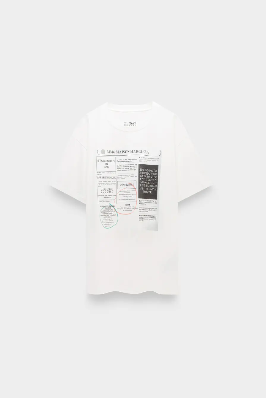 Футболка MM6 Maison Margiela t-shirt sh0gc0043 s24312 101