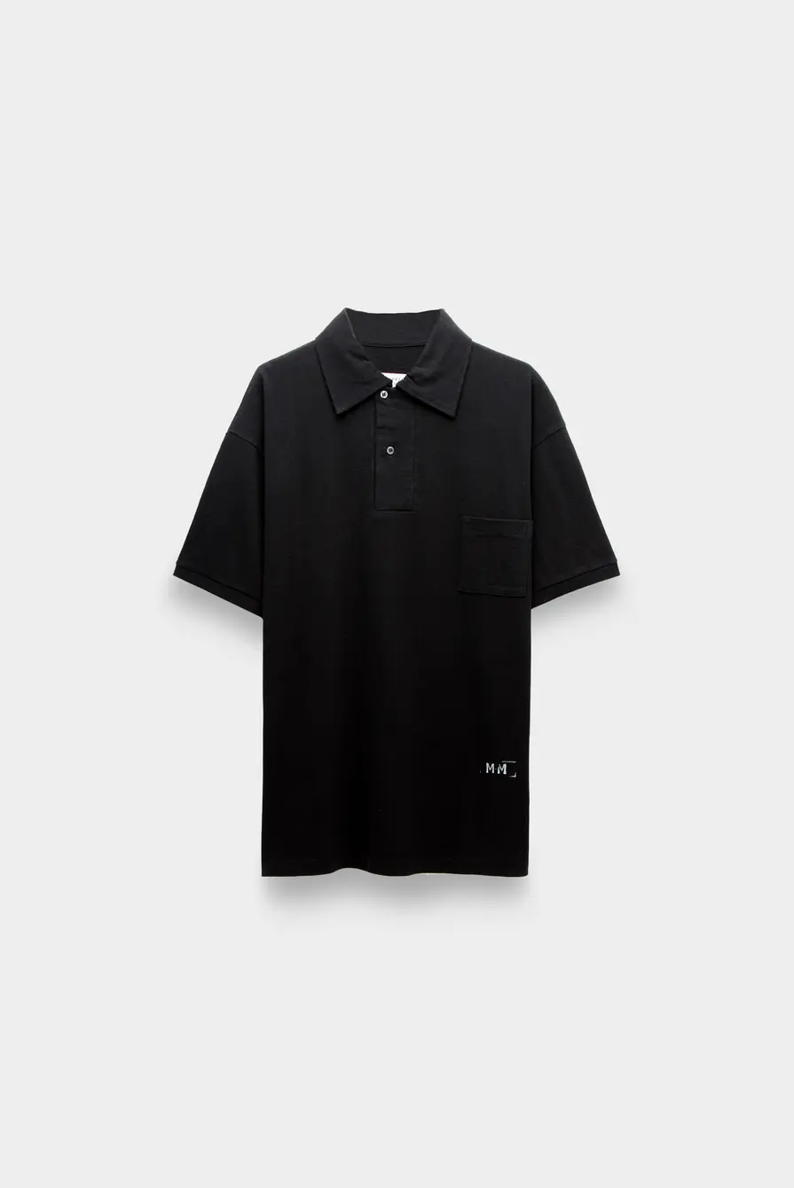Поло Maison Margiela polo shirt s50gl0060 m20061 900 black
