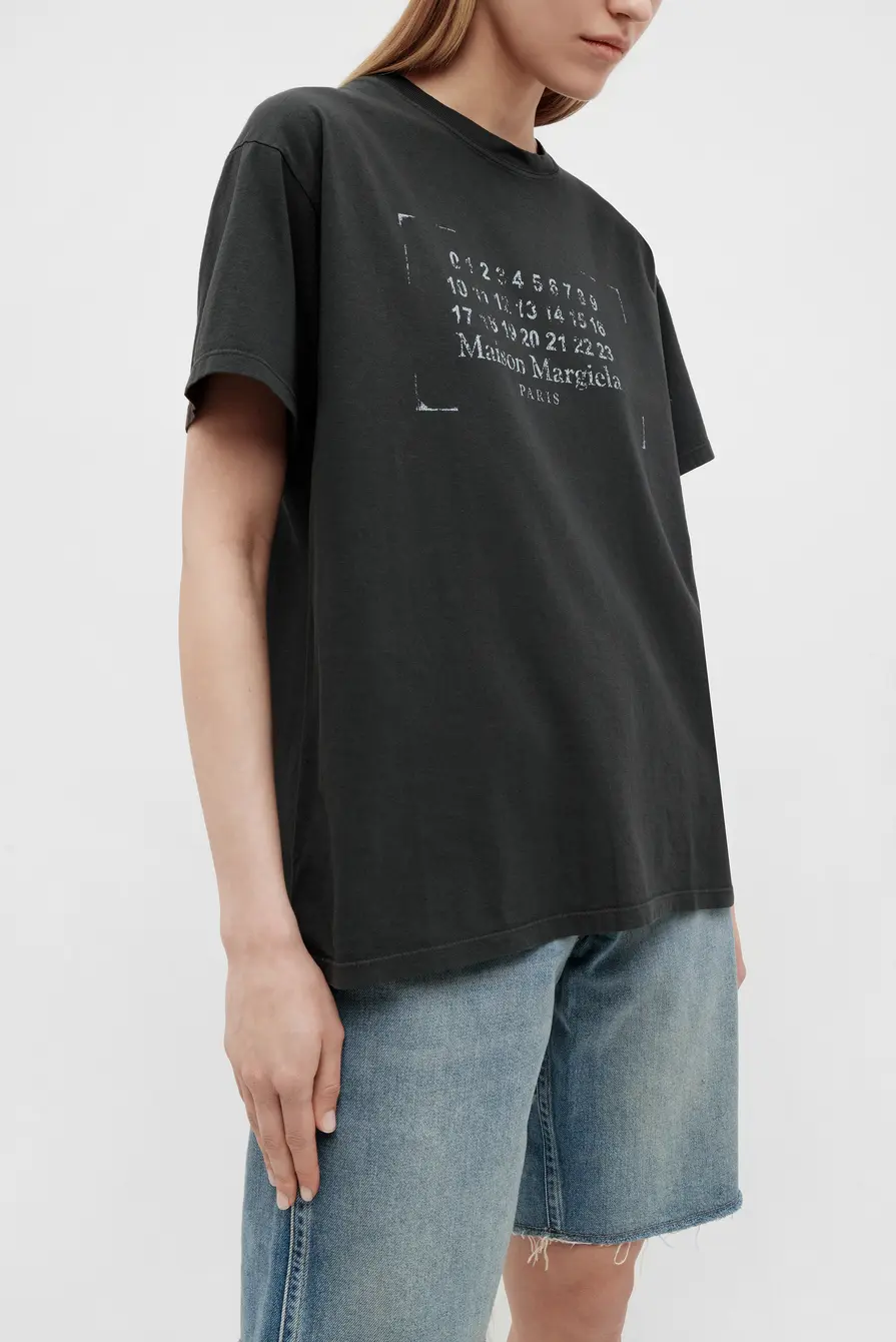 MAISON MARGIELA｜ (S51GC0534 S24575 969) Buy Maison Margiela Ring Spun Jersey T-Shirt 'Washed Black