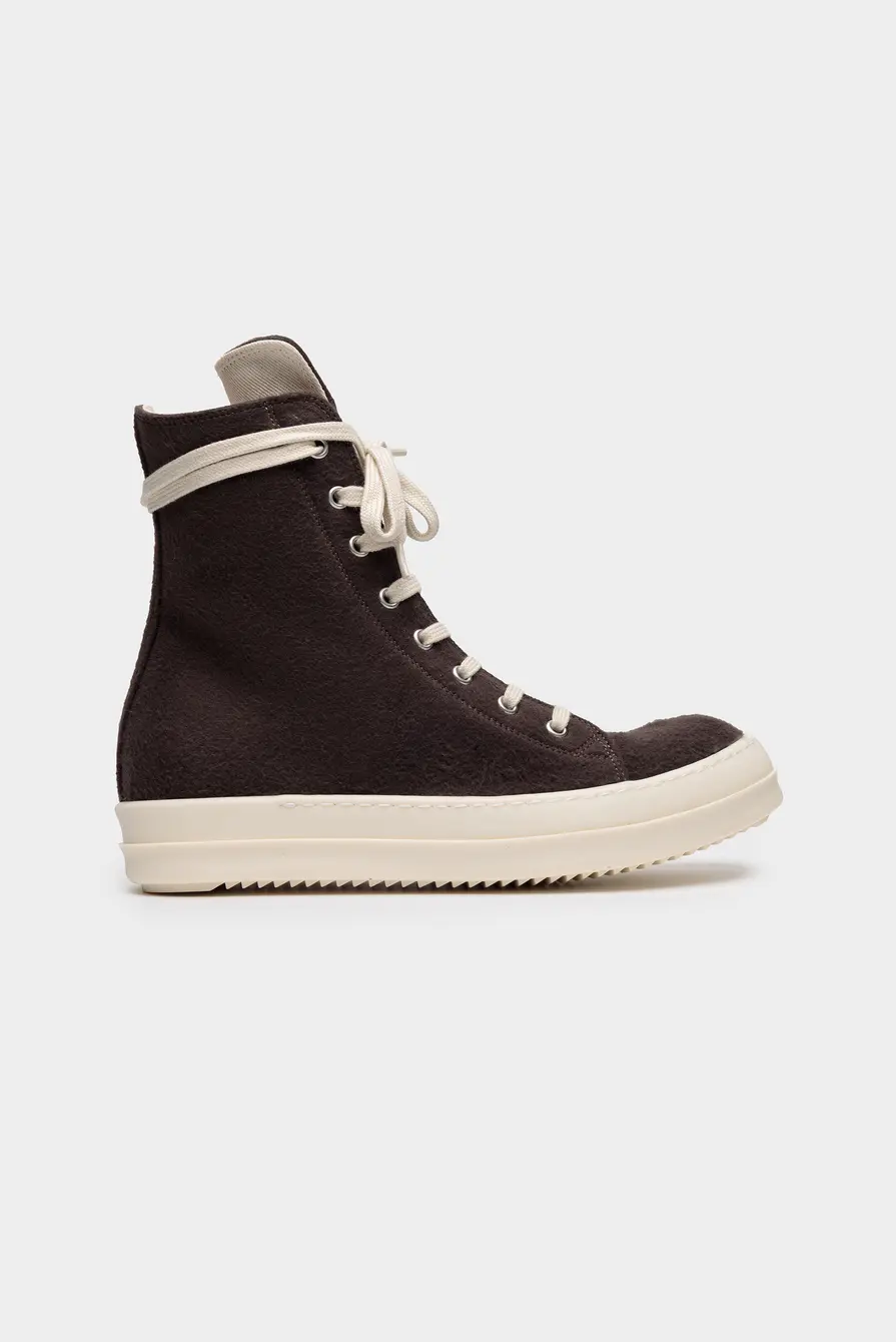 Кеды Rick Owens vegan sneaks dark dust/milk 9073252316 - купить в