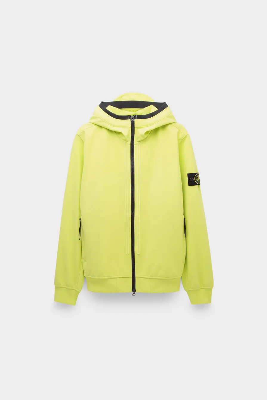 Куртка Stone Island u giubb light soft shell-r_e cap verde verde