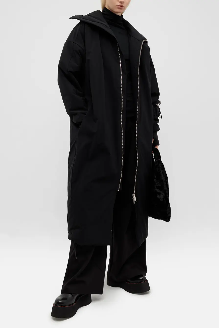 Парка Thom Krom jacket w sj 486 black 9085242087 - купить в