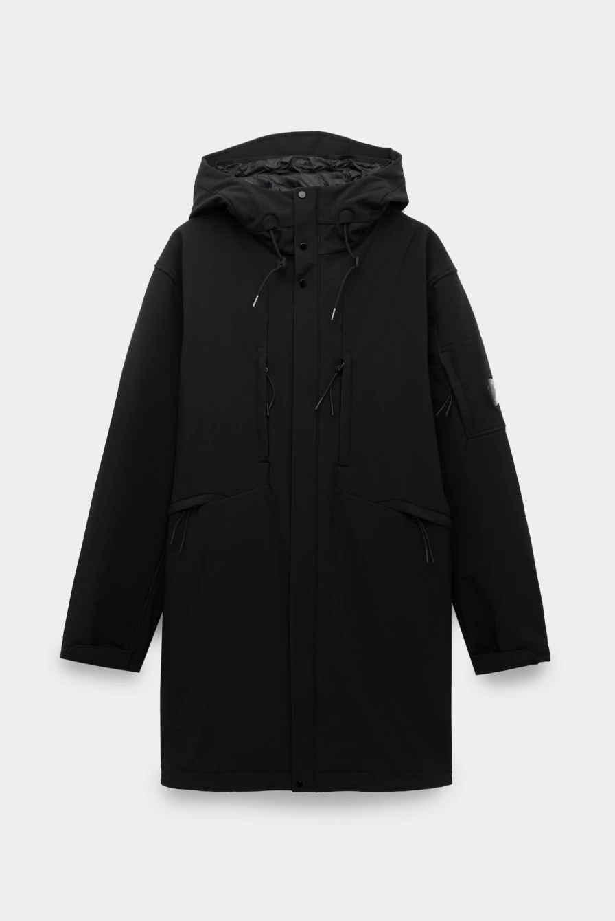 Парка C.P. Company c.p. shell-r hooded parka black 9113232009