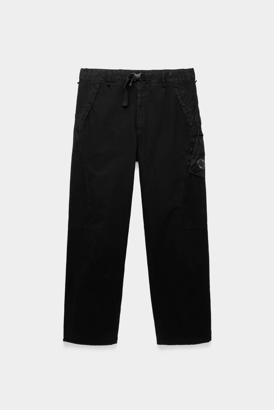 Брюки C.P. Company ba-tic loose utility pants black 9113232153