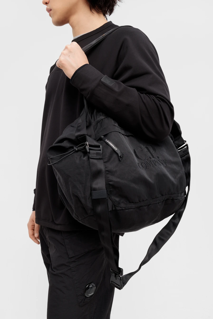 Сумка C.P. Company nylon b crossbody messenger bag black