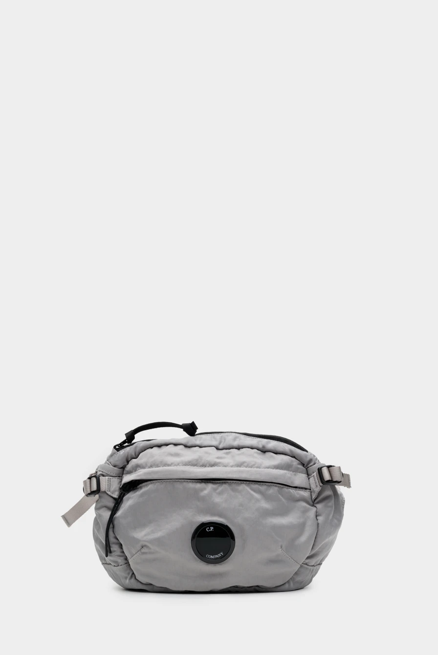 CP COMPANY グレー ショルダーバッグ　16CMAC219A Сумка C.P. Company nylon b crossbody pack drizzle 9113241041