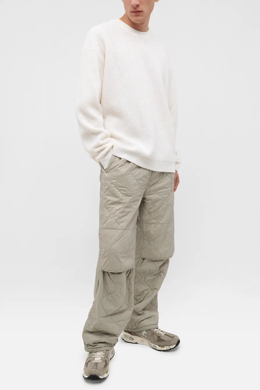 Брюки C.P. Company diagonal raised fleece mixed quilted