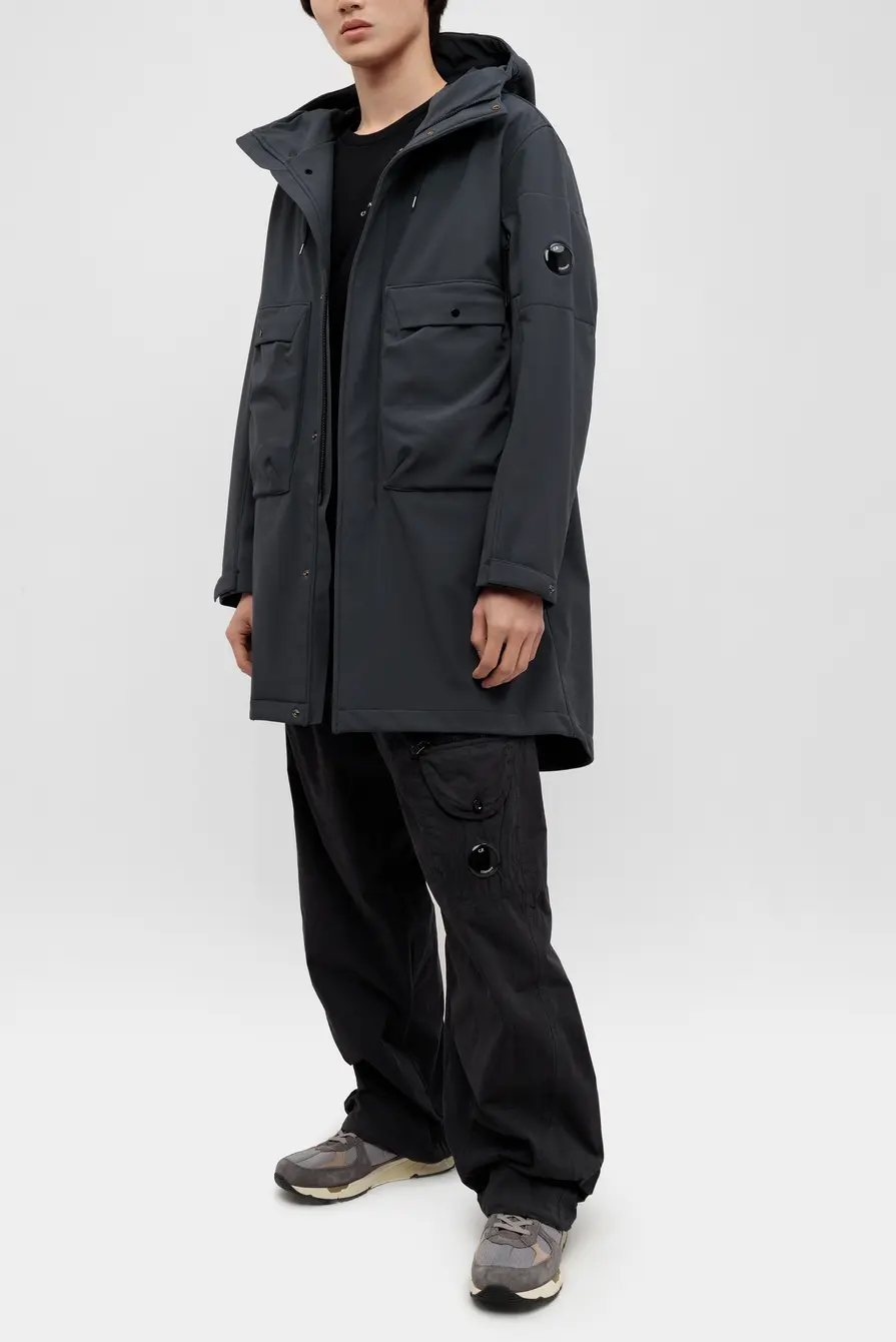 C.P. COMPANY 19AW Shell-R Parka-Blk/48