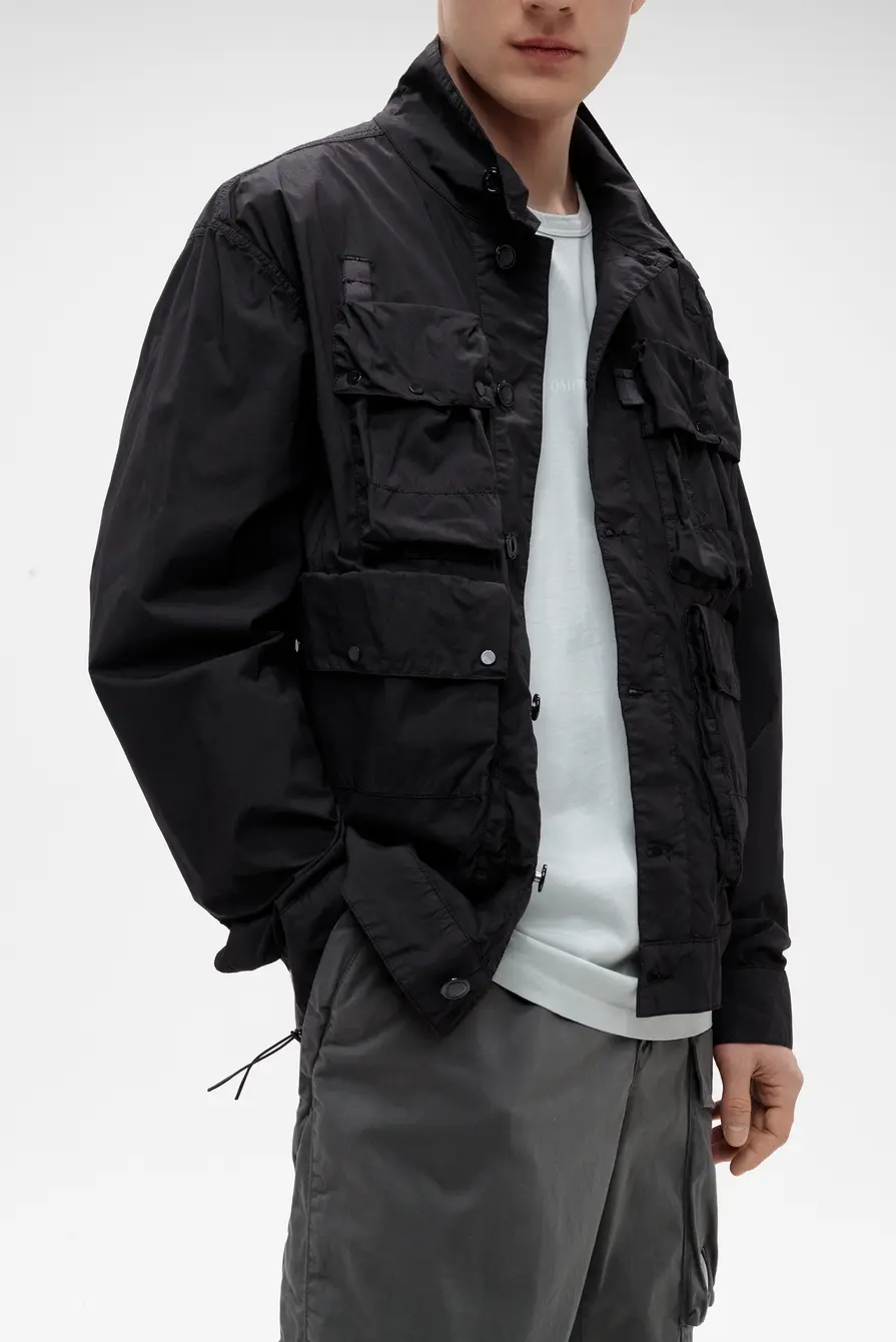 C.P. COMPANY ブラック ジャケット Пиджак C.P. Company nycra-r blazer black 9113242039 - купить в