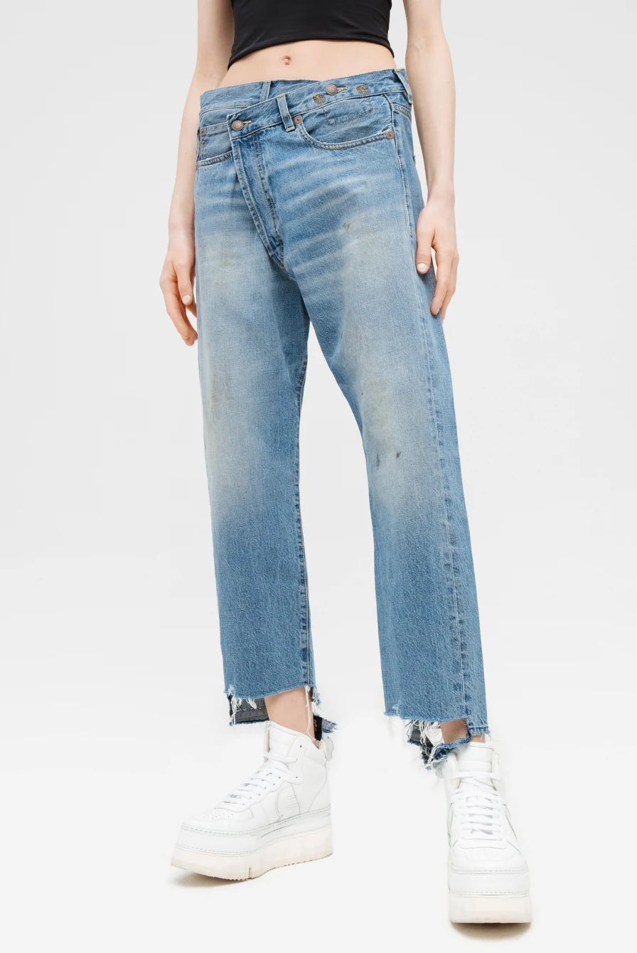 りゅう Джинсы R13 cross over jean turner blue 9153231228 - купить в