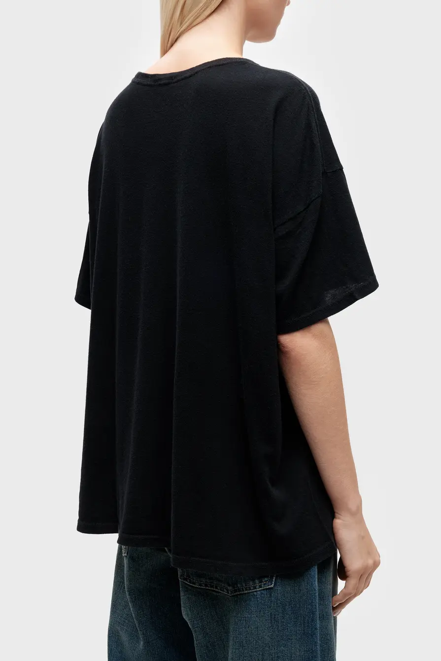 Футболка R13 what the hell relaxed t black 9153252034 - купить в