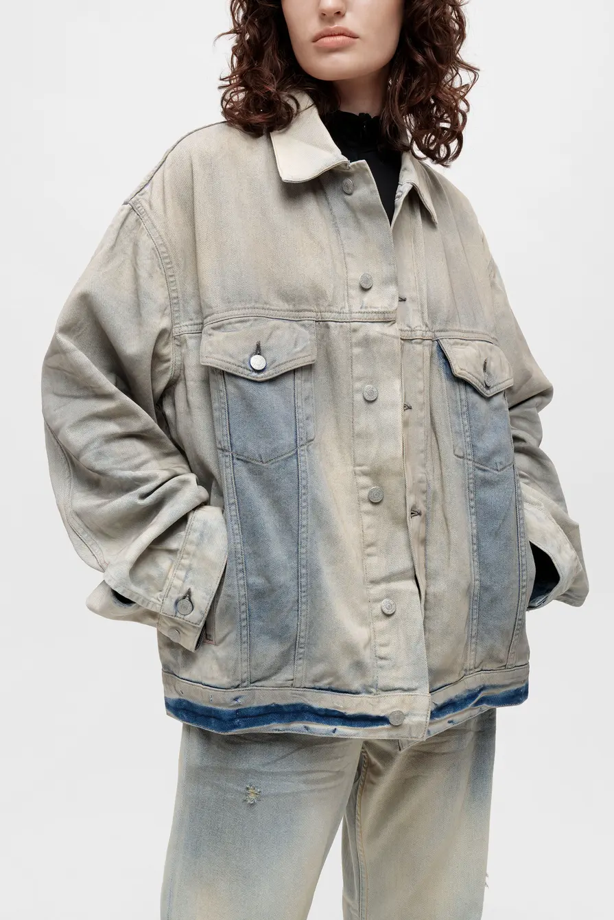 Джинсовка Acne Studios c90191 light blue light blue 9460251053