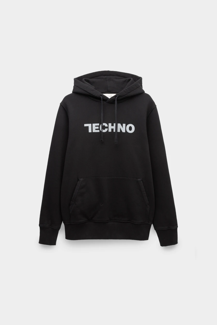 ★ALYX★ Techno Sweatshirt Black AAUSW0182FA01BLK0001 AAUSW0 Худи Alyx techno hoodie black 9608231048 - купить в Москве