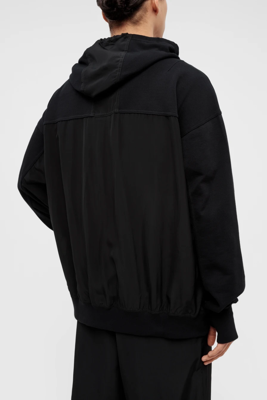 Худи Andrea Ya'aqov hoodie + zip black 9711231089 - купить в