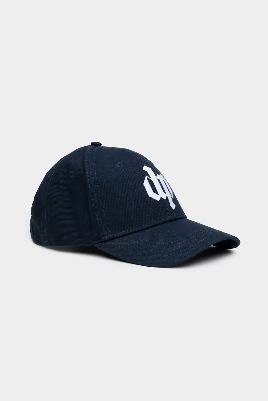 Кепка DARKPARK logo-embroidered baseball cap blue navy/white