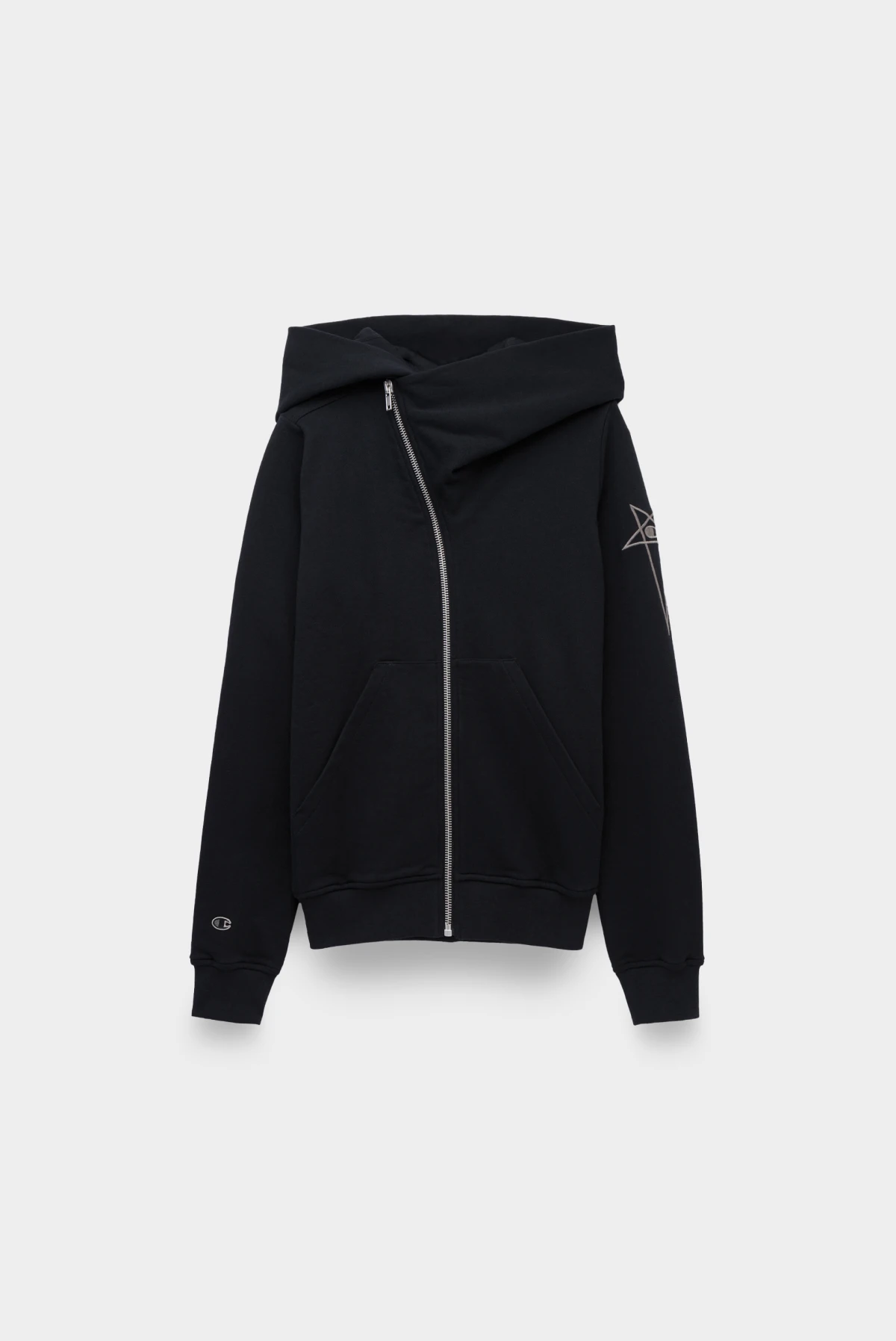 Худи Rick Owens mountain hoodie black 9073241263 купить в Москве