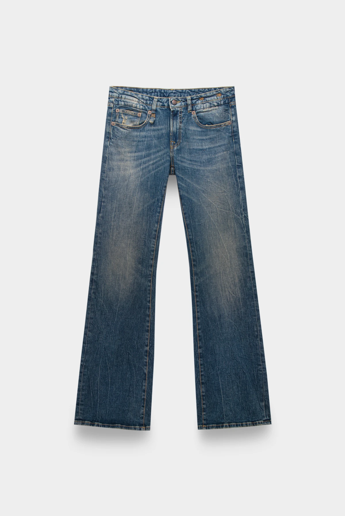 【R13】ダメージ レイヤー ジーンズ【送料関税込】 Джинсы R13 boy flare jean kelly stretch 9153242029 - купить