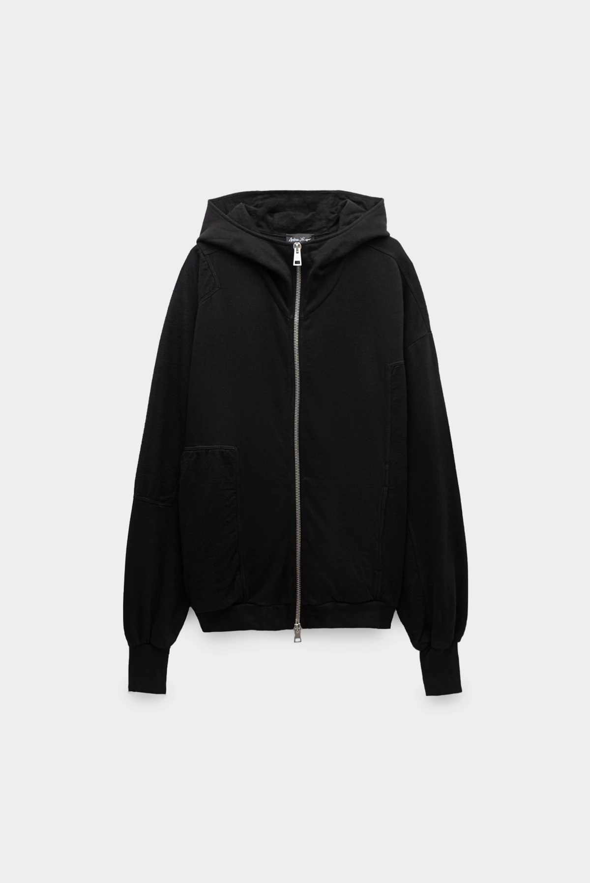 あゆ Худи Andrea Ya'aqov patches hoodie + zip black 9711232008 - купить